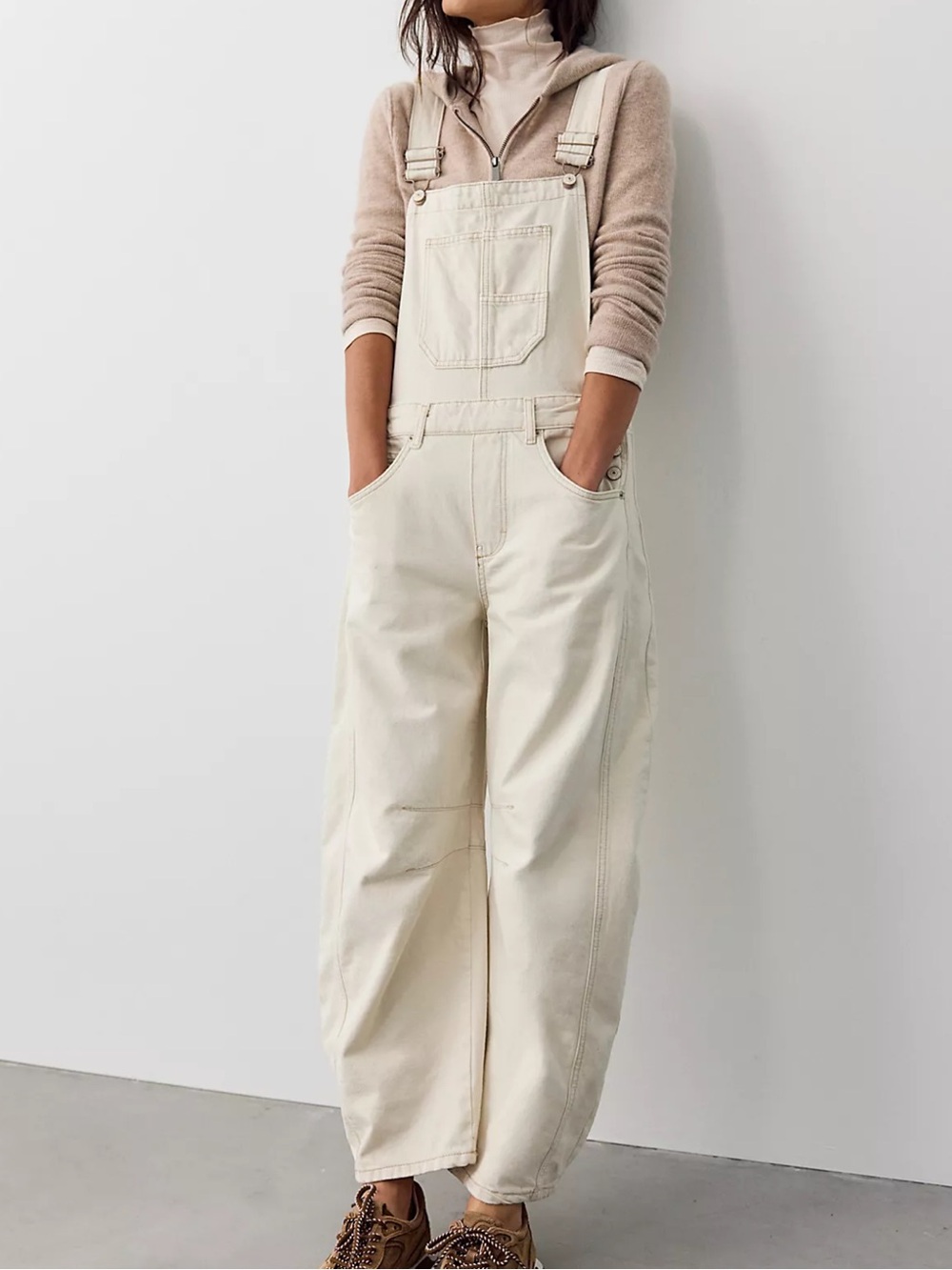 We The Free Good Luck Barrel Overalls- M